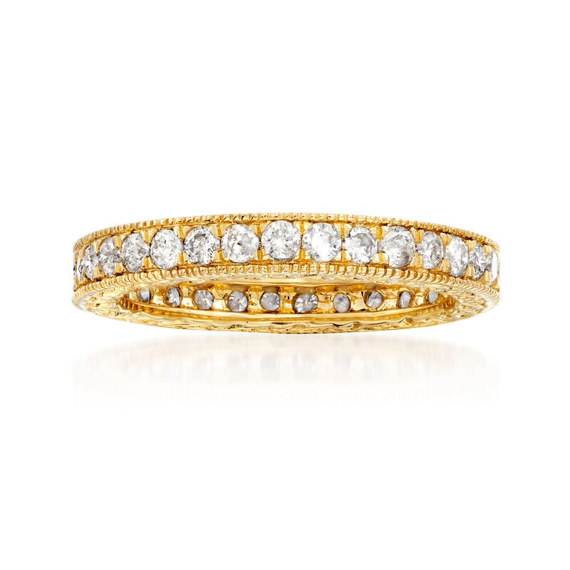 1.00 ct. t.w. Diamond Eternity Band in 14kt Yellow Gold image number 0