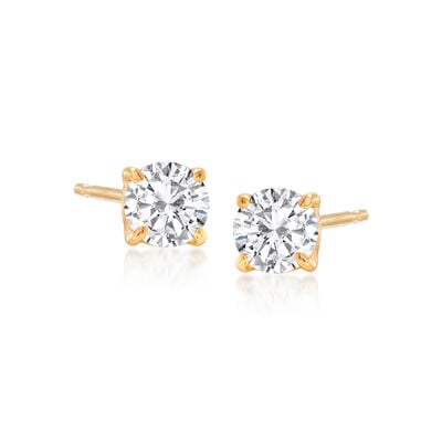 .50 ct. t.w. Diamond Stud Earrings in 14kt Yellow Gold