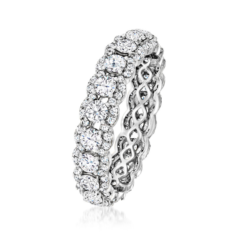 2.00 ct. t.w. Diamond Eternity Band in 14kt White Gold image number 2