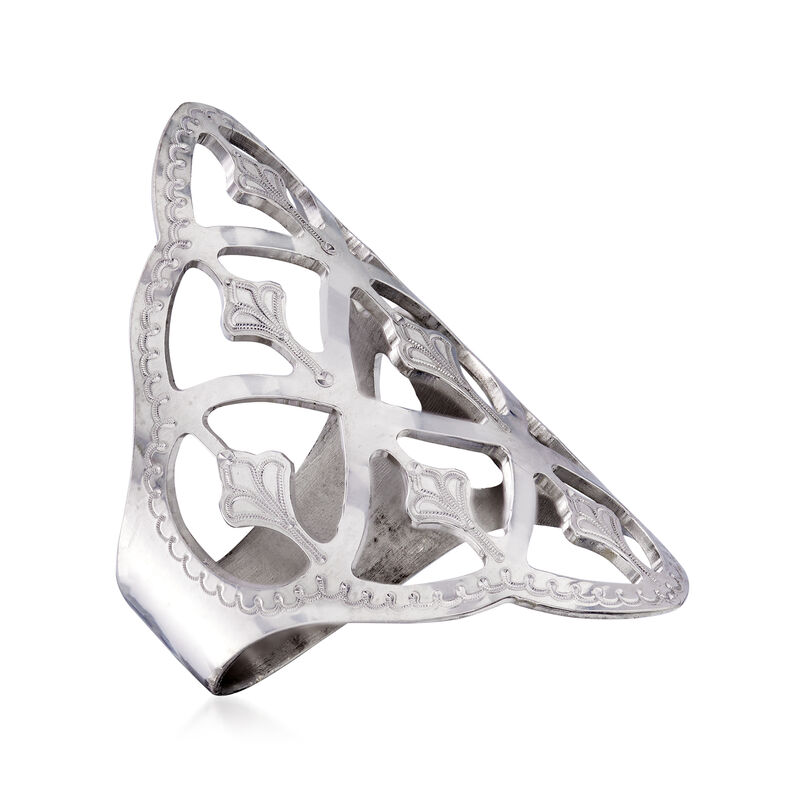 Italian Filigree Ring in Sterling Silver image number 2
