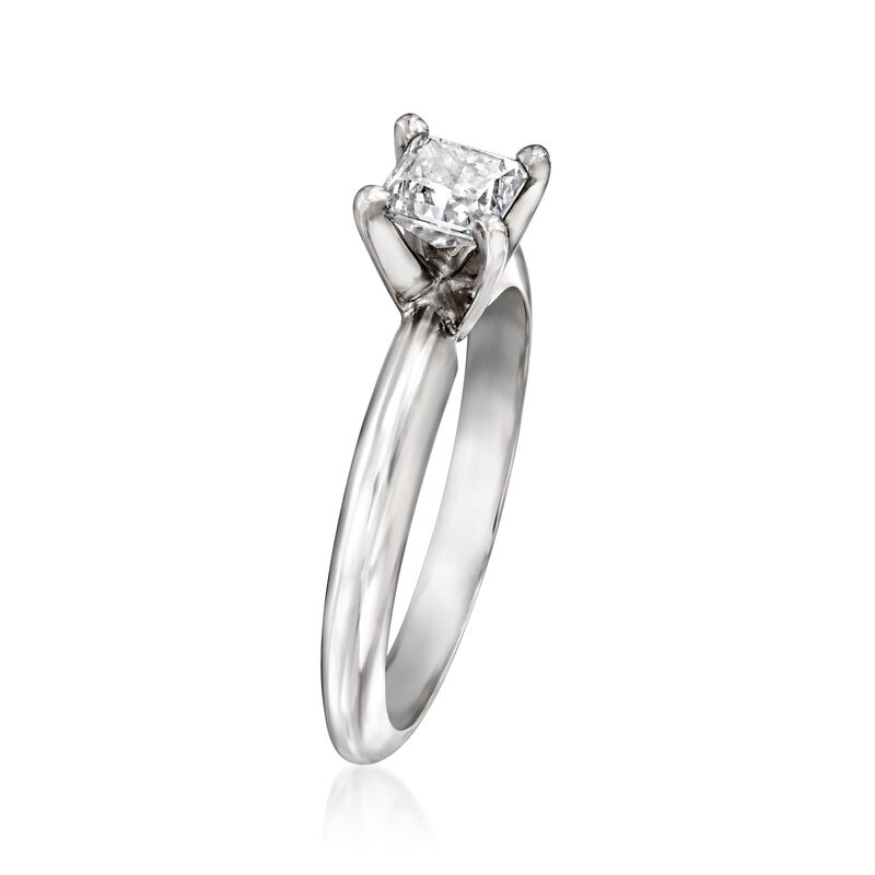 .62 Carat Certified Diamond Solitaire Ring in 14kt White Gold image number 2