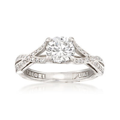 C. 2000 Vintage Tacori 1.05 ct. t.w. Diamond Ring in Platinum