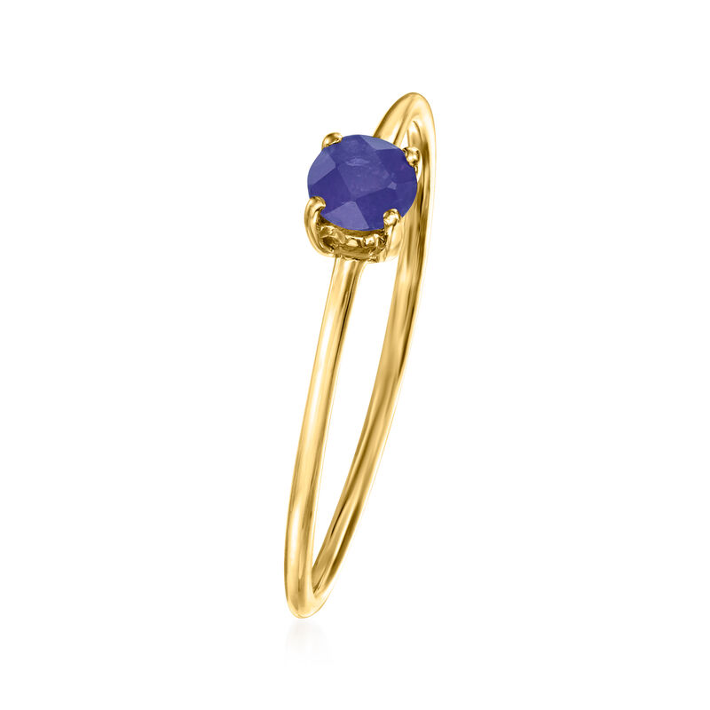 .20 Carat Sapphire Ring in 14kt Yellow Gold image number 1