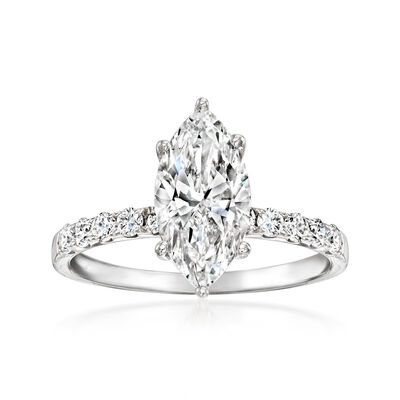 2.30 ct. t.w. Lab-Grown Diamond Ring in 14kt White Gold