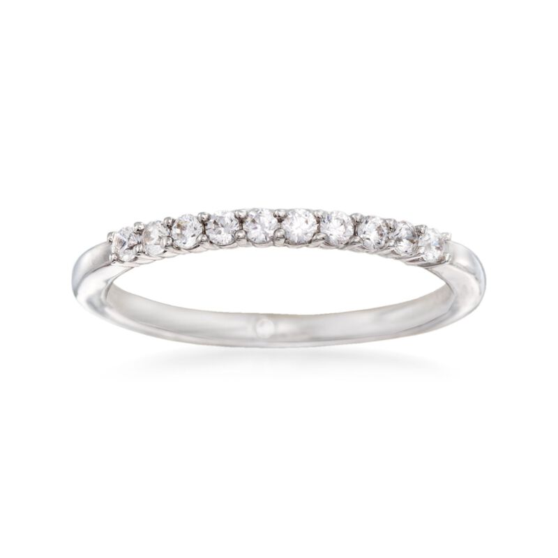 Gabriel Designs .22 ct. t.w. Diamond Wedding Ring in 14kt White Gold image number 0