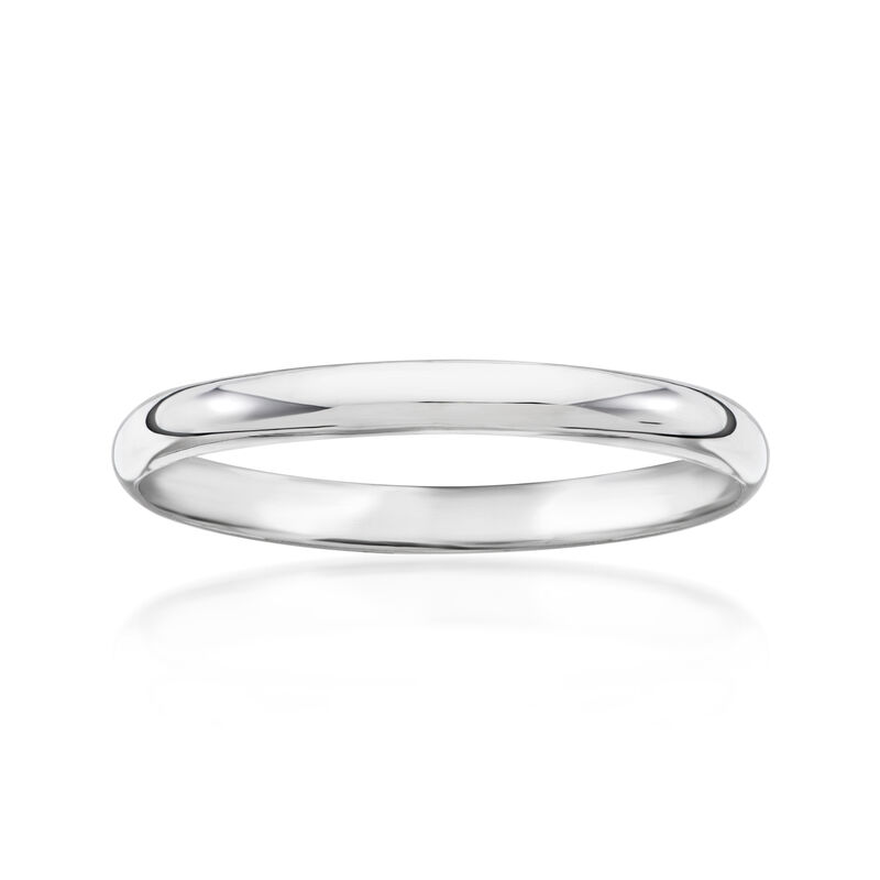14kt White Gold Polished Ring image number 0