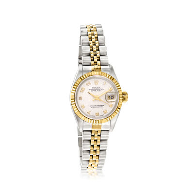 Pre-Owned Rolex Datejust Women's 26mm Automatic Stainless Steel and 18kt Yellow Gold Watch