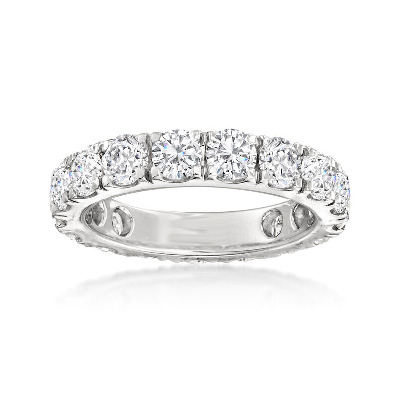 4.00 ct. t.w. Diamond Eternity Band in 14kt White Gold image number 3