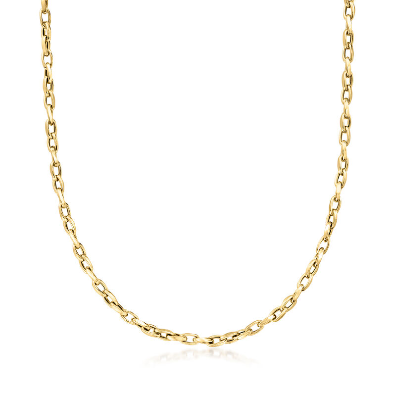 Italian 18kt Yellow Gold Twisted Cable-Link Necklace image number 0
