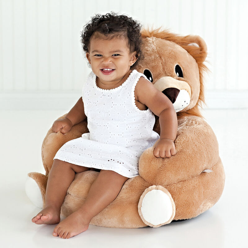 Children's Lion Plush Character Chair image number 4