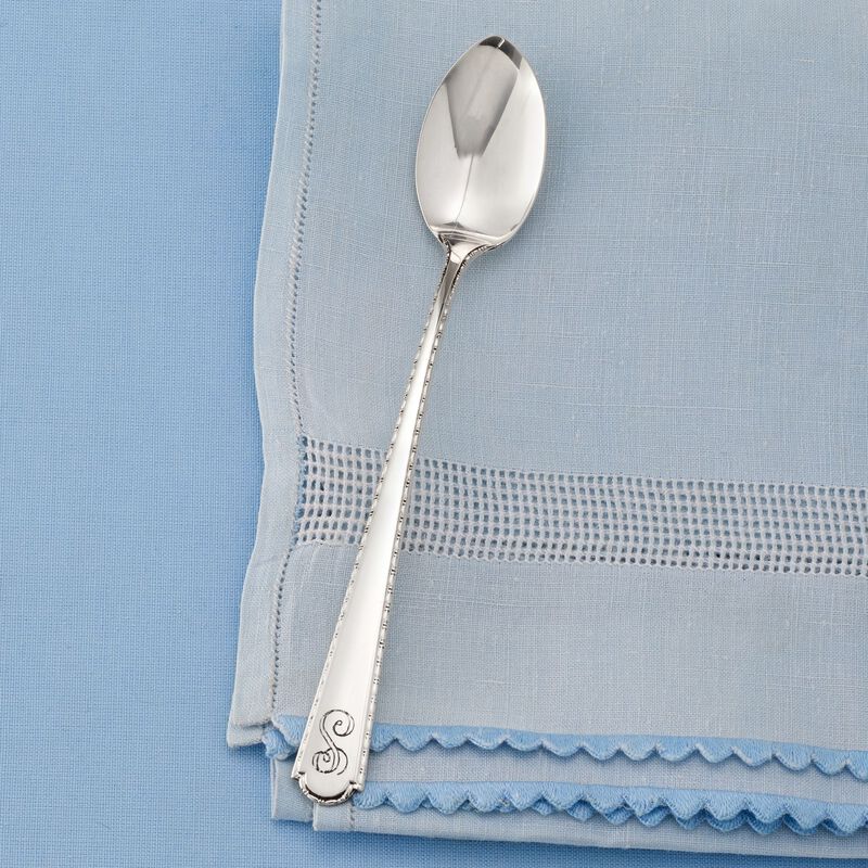 Sterling Silver Roped-Edge Baby Feeding Set image number 1
