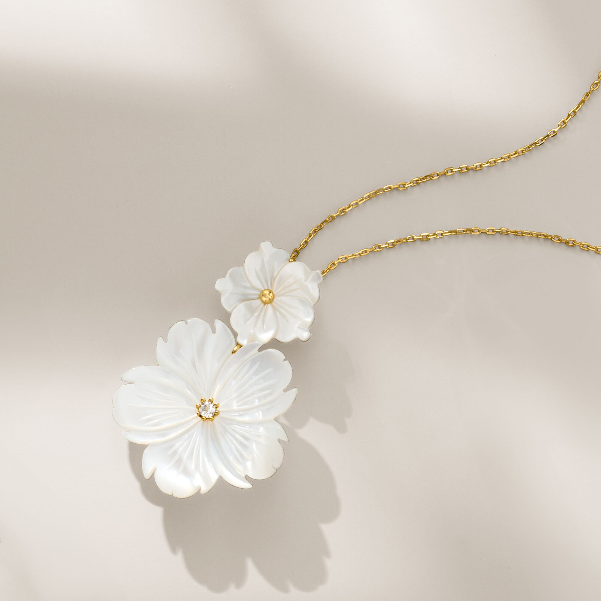 TATIANA☆Pearl Dot Blossom Pearl Necklace Designer fashion, Seoul-fully created | W Concept