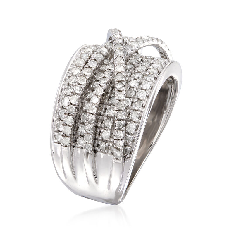 2.00 ct. t.w. Diamond Highway Ring in Sterling Silver image number 2