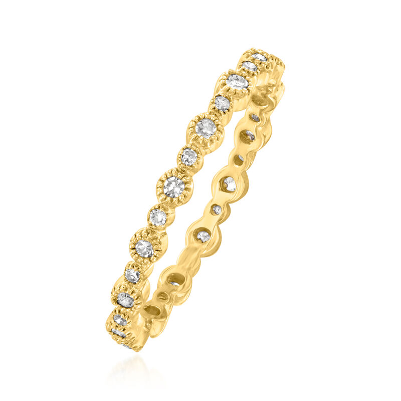 .25 ct. t.w. Diamond Eternity Band in 14kt Yellow Gold image number 2