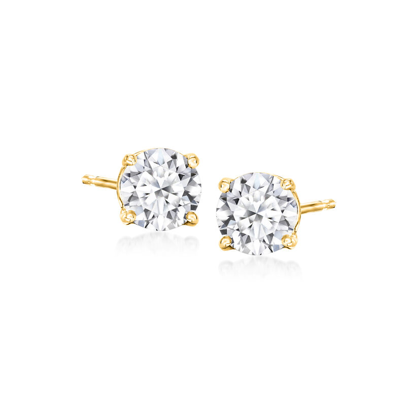 1.50 ct. t.w. Lab-Grown Diamond Stud Earrings in 14kt Yellow Gold  image number 0