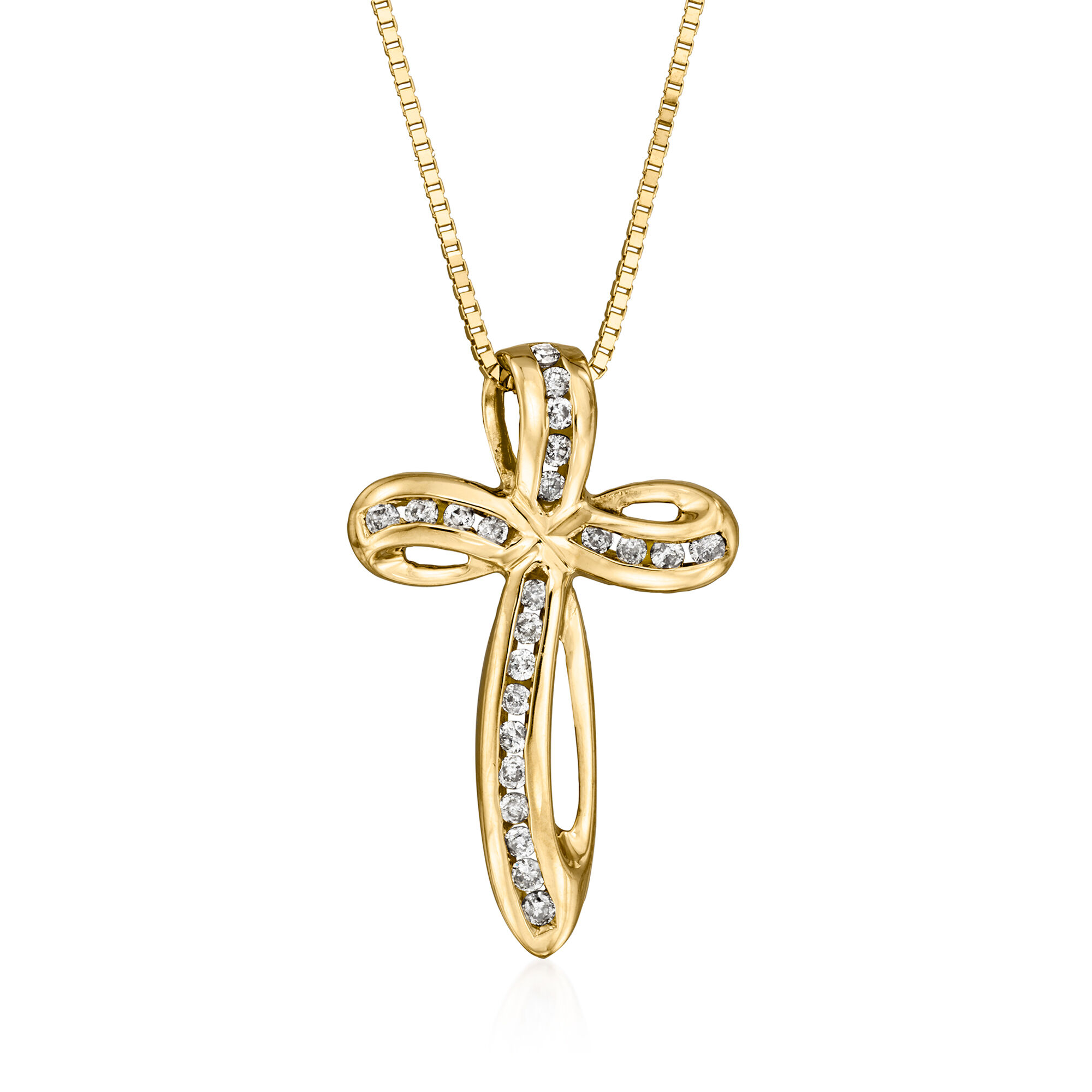 Ross simons cross necklace on sale