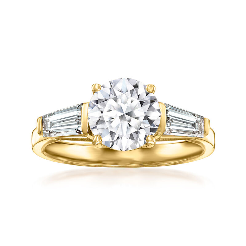 2.50 ct. t.w. Lab-Grown Diamond Ring in 14kt Yellow Gold image number 0