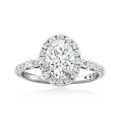 2.00 ct. t.w. Lab-Grown Diamond Ring in 14kt White Gold