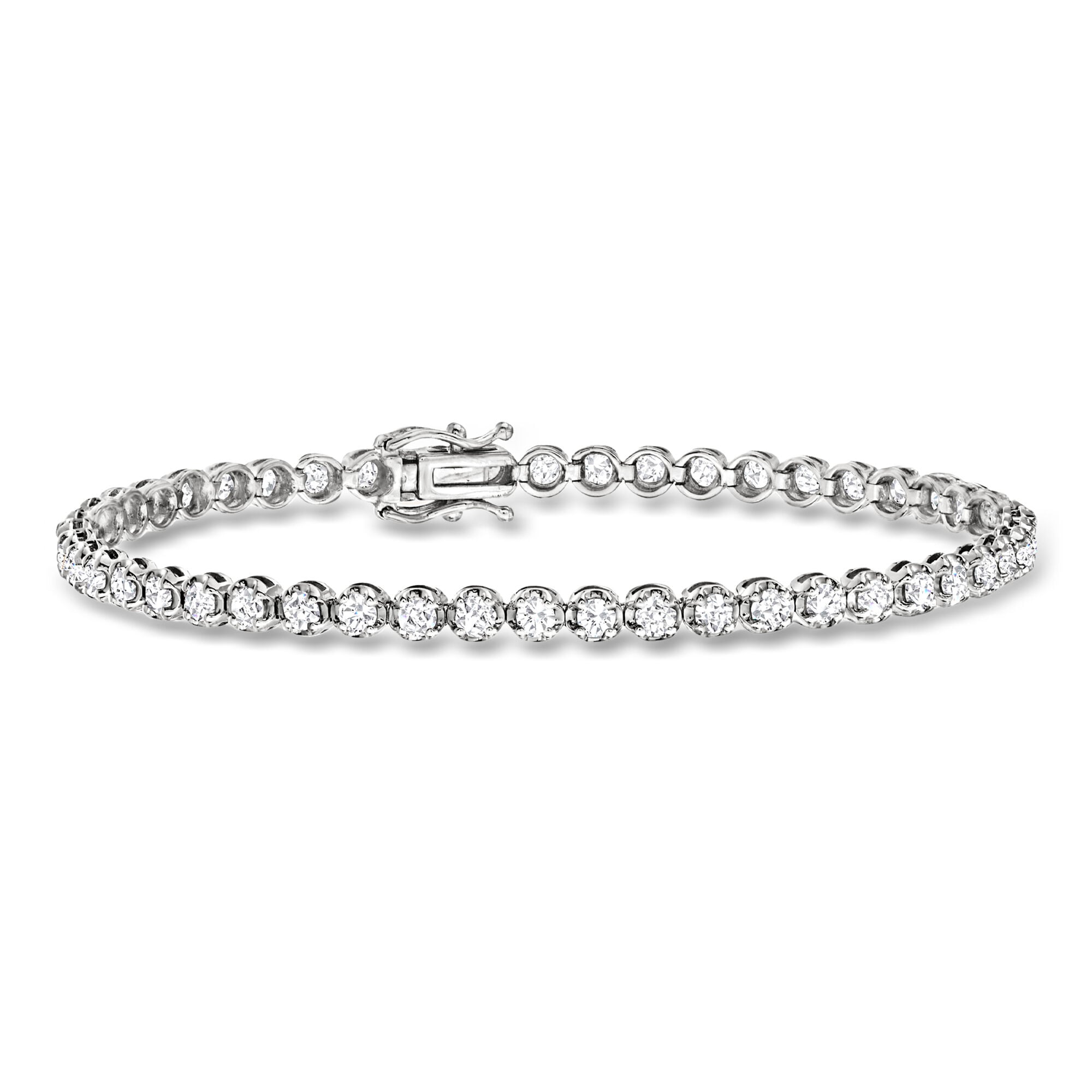 3.00 ct. t.w. Diamond Tennis Bracelet in 14kt White Gold. 7&quot