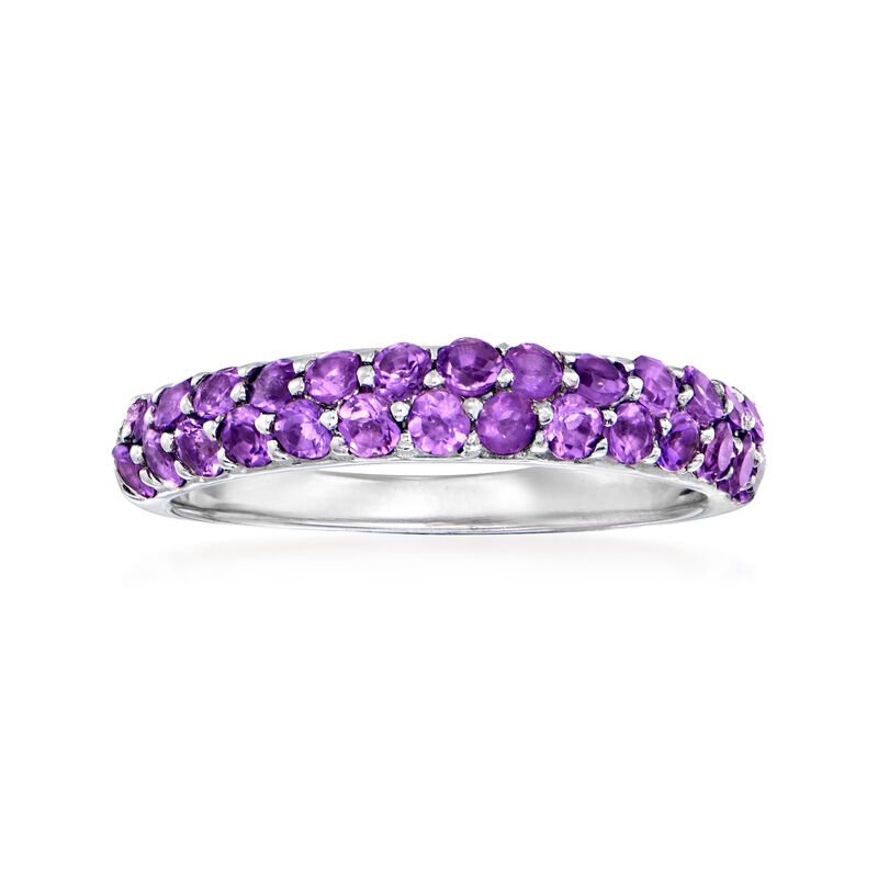 .80 ct. t.w. Amethyst Ring in Sterling Silver image number 0