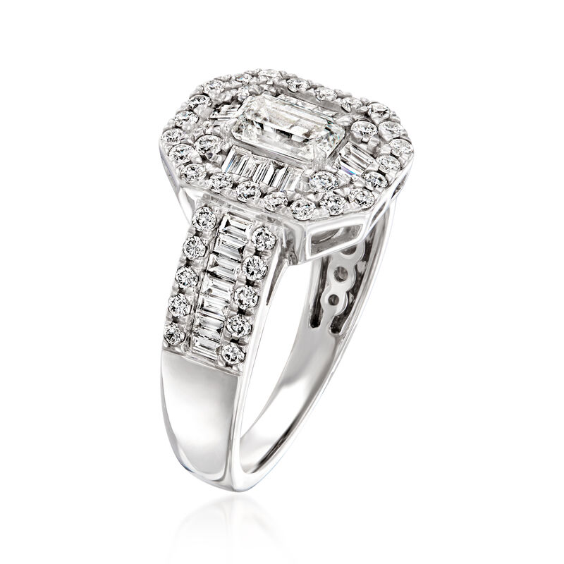 1.50 ct. t.w. Lab-Grown Diamond Cluster Ring in Sterling Silver image number 2