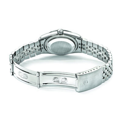 Pre-Owned Rolex Datejust Men's 36mm Automatic Stainless Steel and 18kt White Gold Watch