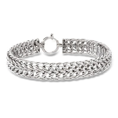 Sterling Silver Sedusa-Link Bracelet