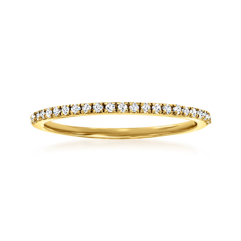 .15 ct. t.w. Diamond Stackable Ring in 14kt Yellow Gold image number 0