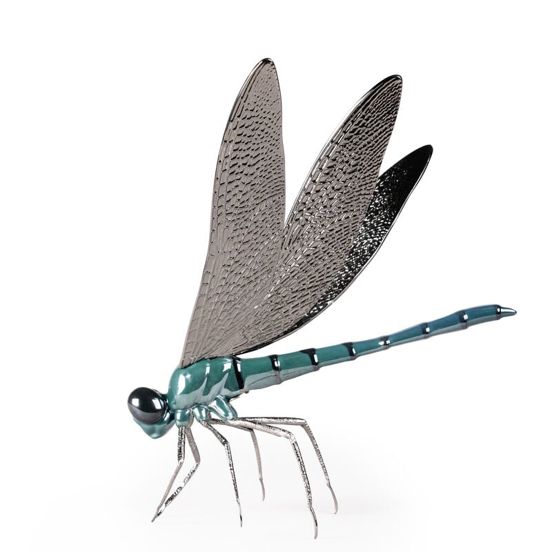 Lladro Porcelain Dragonfly Figurine image number 2