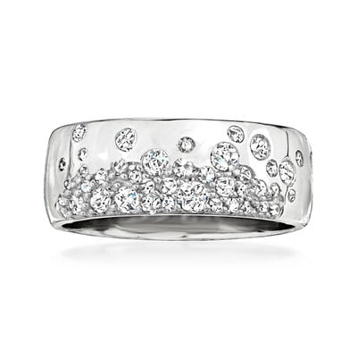 .50 ct. t.w. Scattered-Diamond Ring in Sterling Silver
