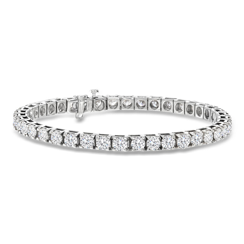 10.00 ct. t.w. Diamond Tennis Bracelet in 14kt White Gold image number 0