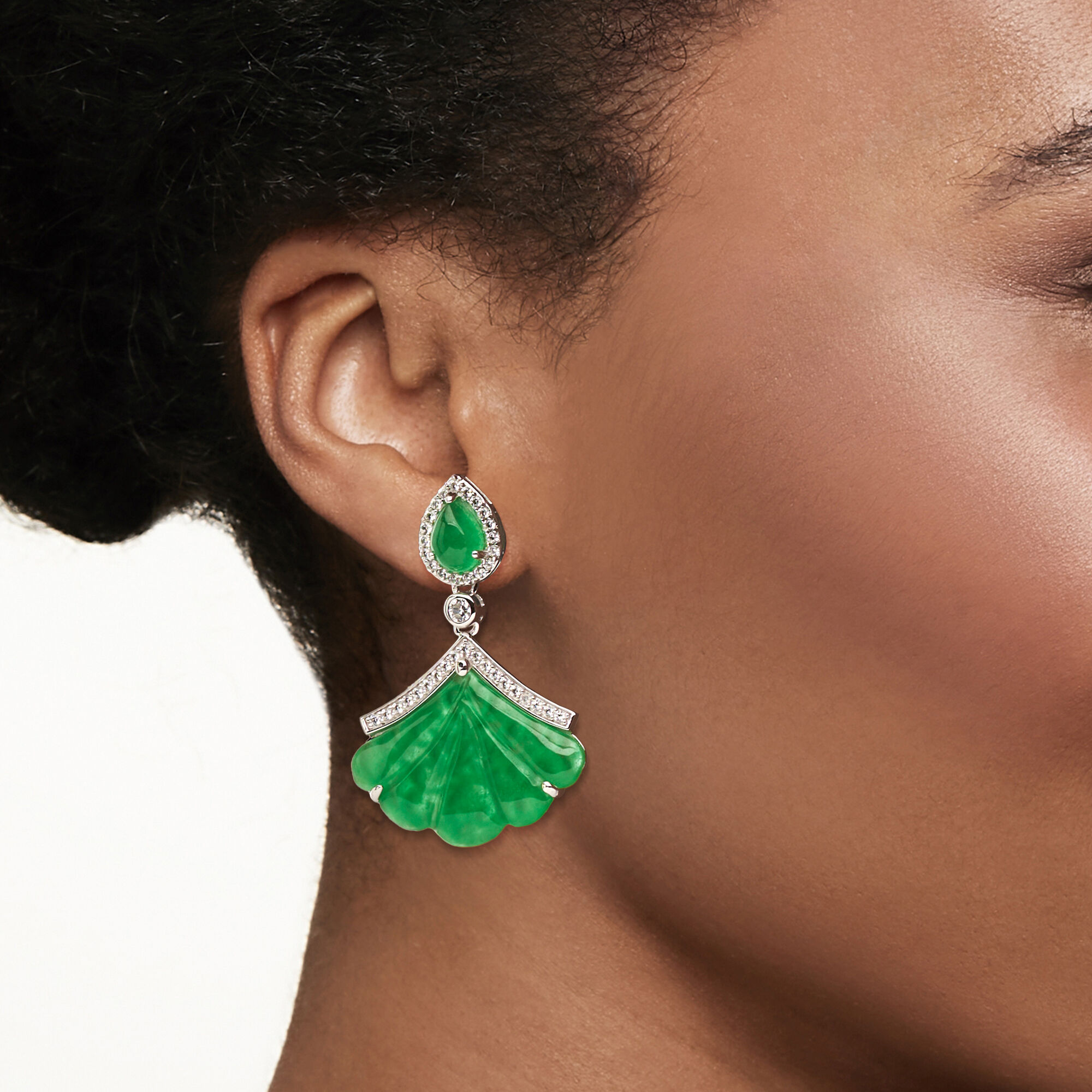 Ross simons emerald earrings discount