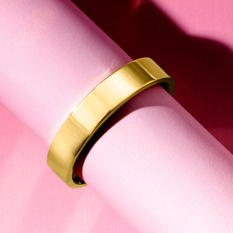 18kt Gold Vermeil Medium-Band Ring image number 4