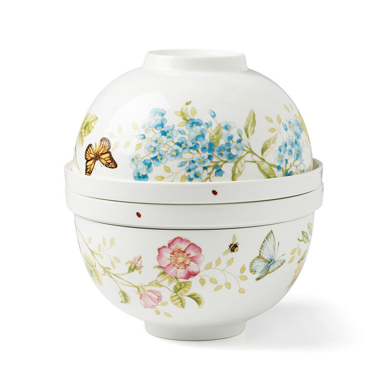 Lenox "Luna - Butterfly Meadow" 8-pc. Nesting Dinnerware Set image number 1