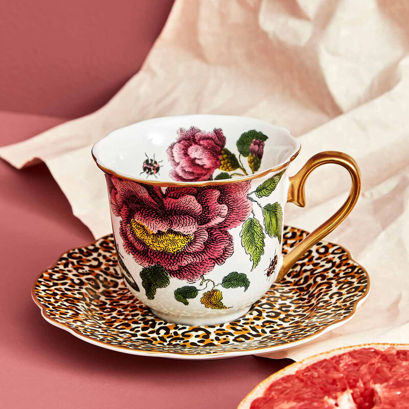 Spode "Creatures of Curiosity" Set of 4 Assorted Teacups with Saucers image number 12