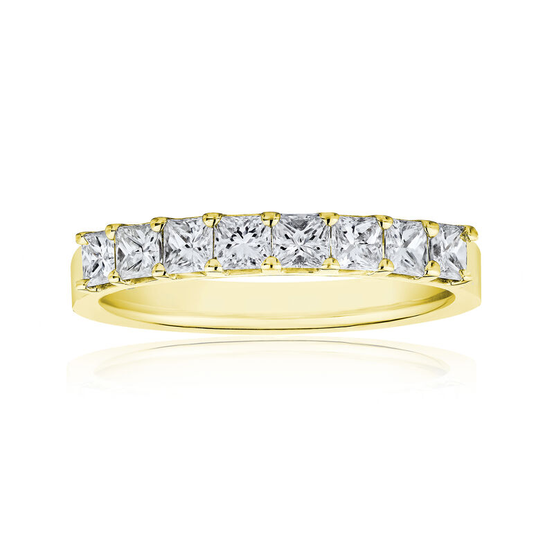 1.60 ct. t.w. Princess-Cut Diamond Ring in 14kt Yellow Gold image number 0