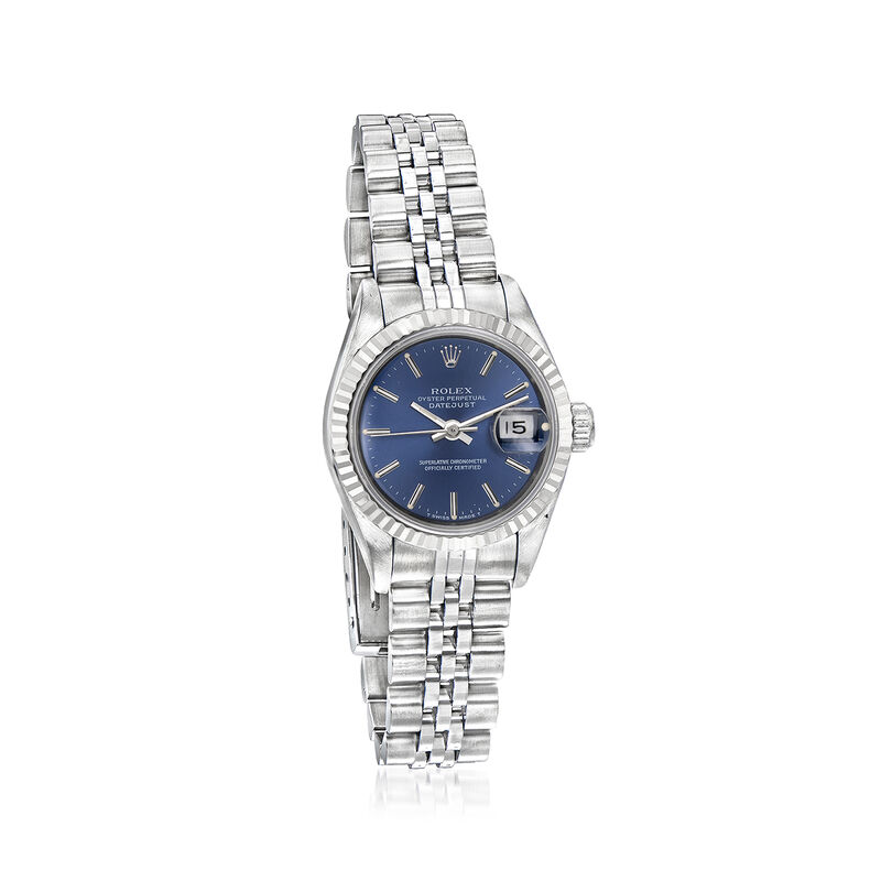 Pre-Owned Rolex Datejust Women's 26mm Automatic Stainless Steel and 18kt White Gold Watch  image number 0