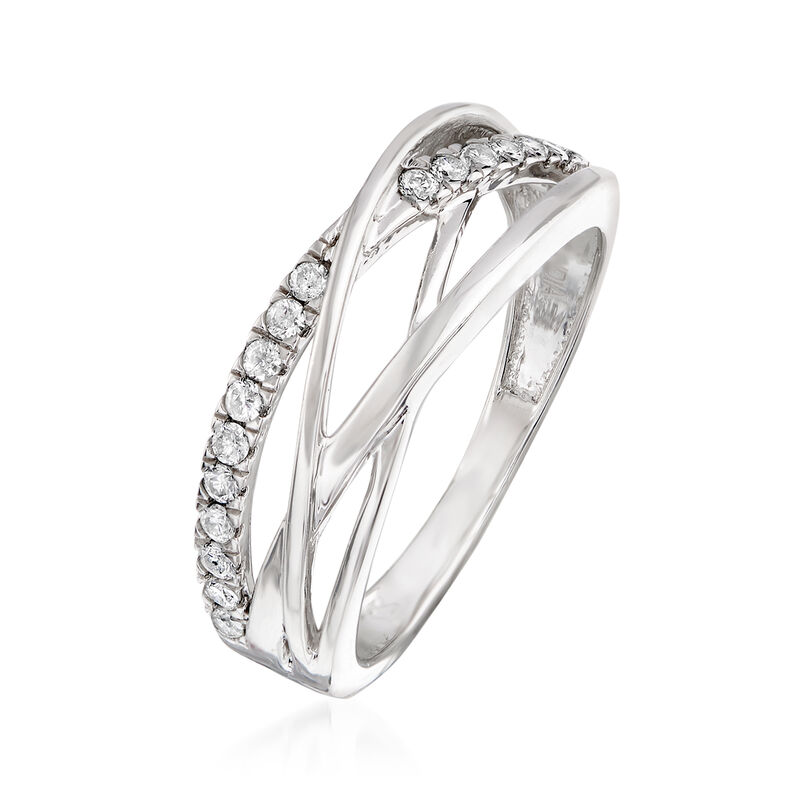 .25 ct. t.w. Diamond Highway Ring in Sterling Silver image number 2