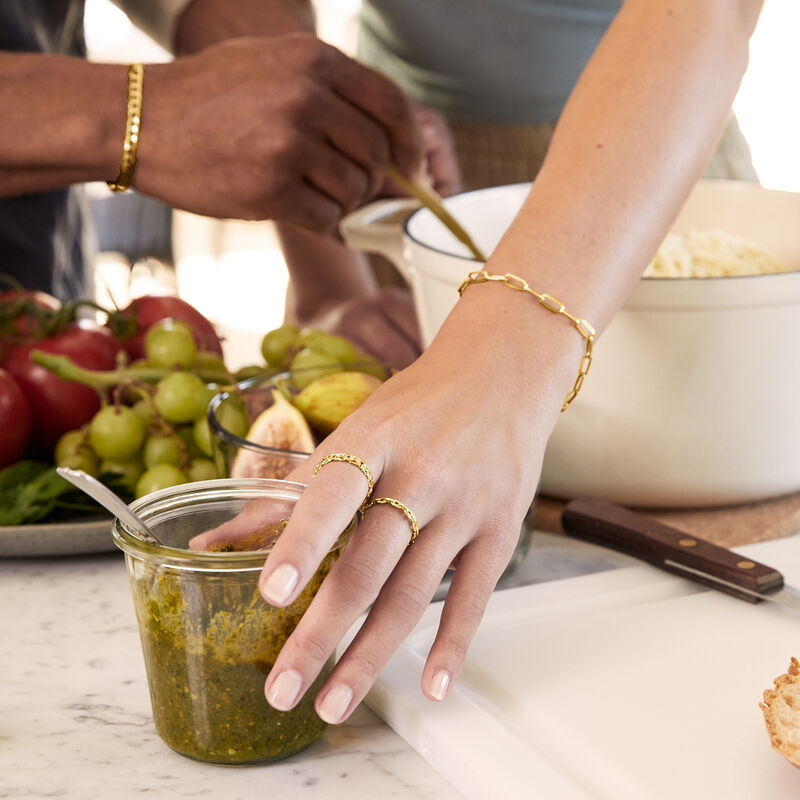 10kt Yellow Gold Byzantine Ring image number 6
