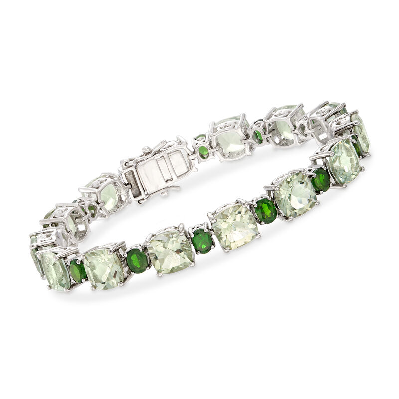 45.00 ct. t.w. Multi-Gemstone Bracelet in Sterling Silver image number 0