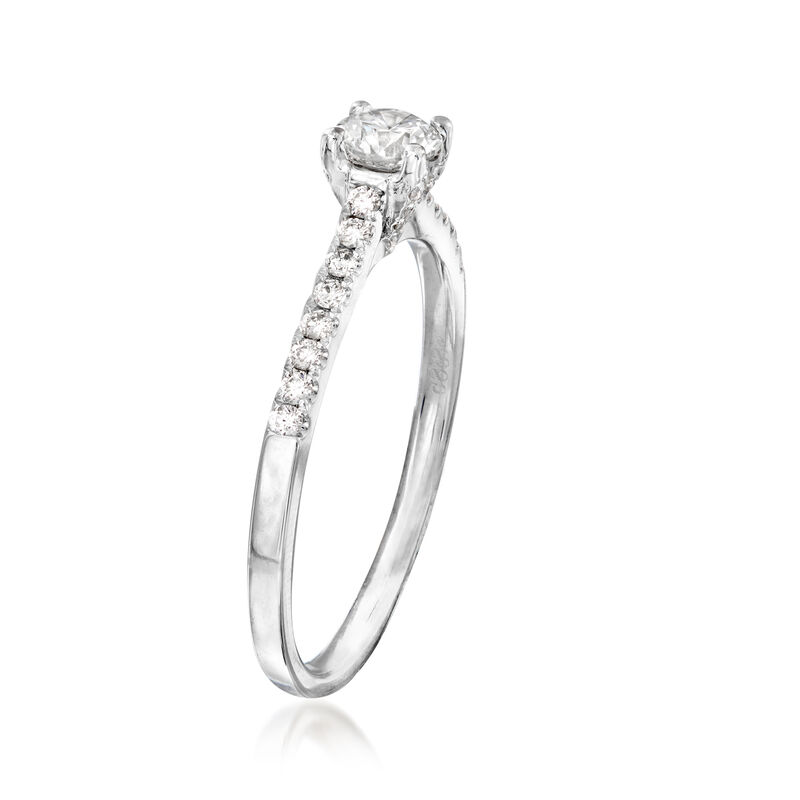 .51 ct. t.w. Diamond Engagement Ring in 14kt White Gold image number 2