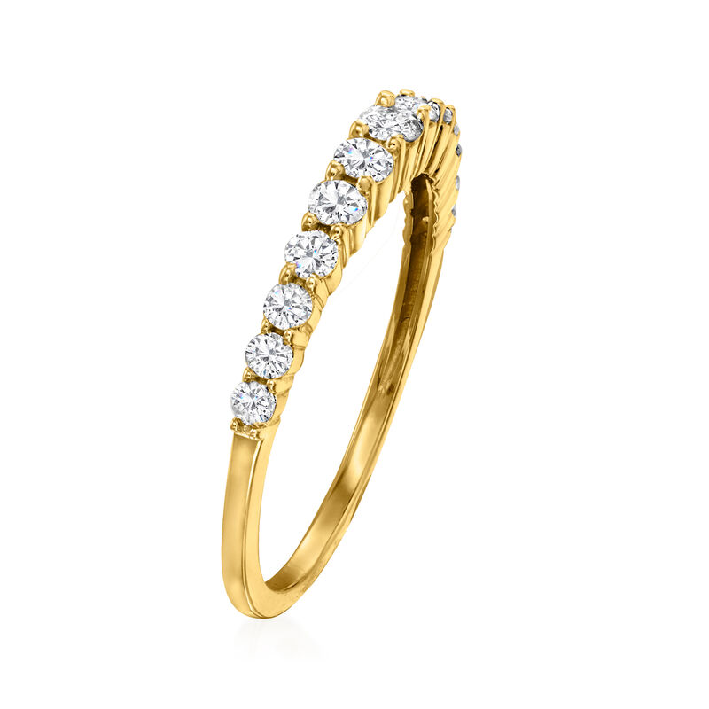 .50 ct. t.w. Diamond Graduated Ring in 14kt Yellow Gold image number 2