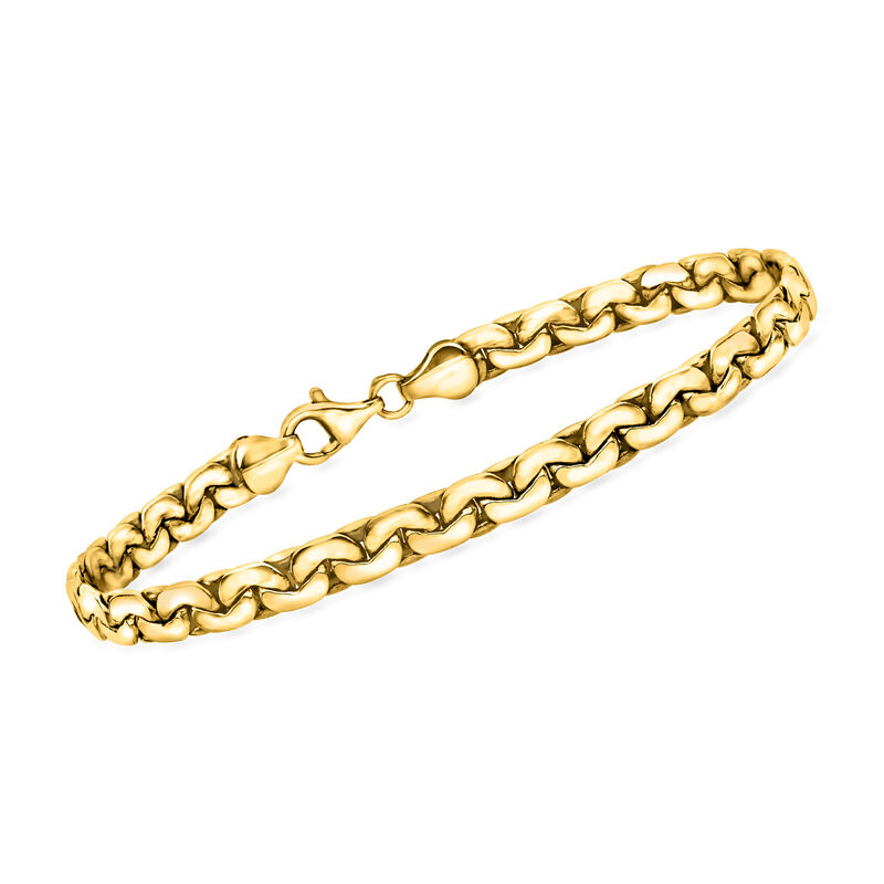 10kt Yellow Gold Link Bracelet image number 0