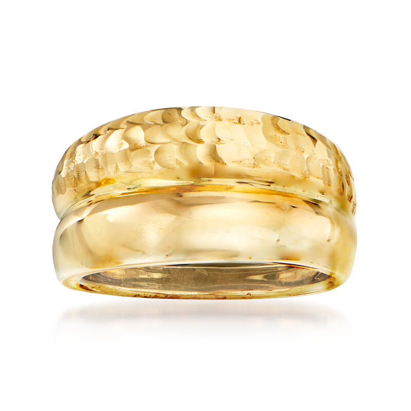 Italian 14kt Yellow Gold Ring image number 0