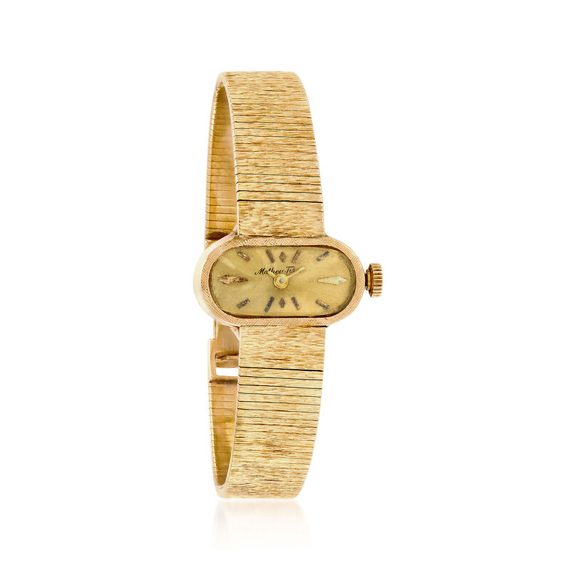 C. 1960 Vintage Tissot Women's 20mm Manual 14kt Yellow Gold Watch image number 0