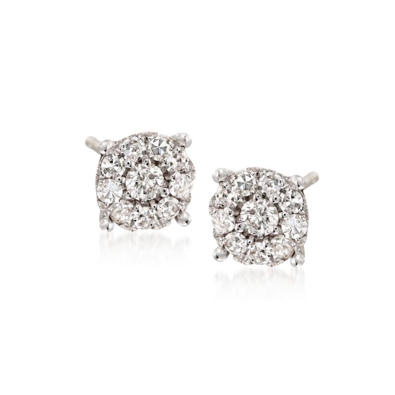.25 ct. t.w. Diamond Stud Earrings in 14kt White Gold image number 0
