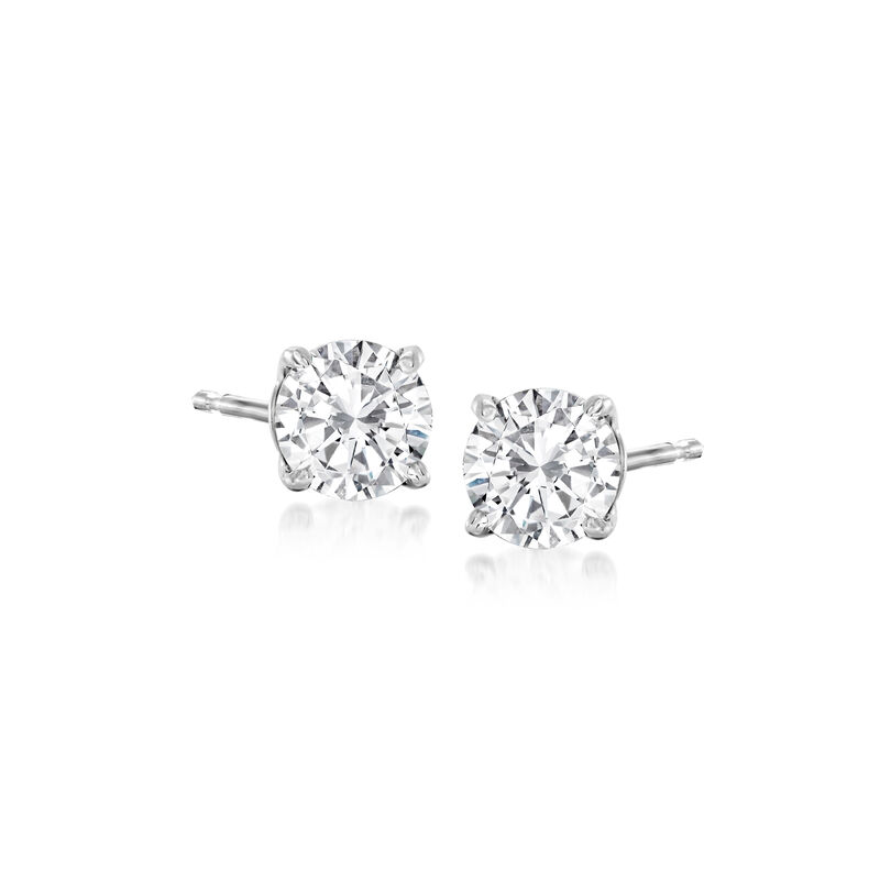 1.00 ct. t.w. Diamond Stud Earrings in Platinum image number 0