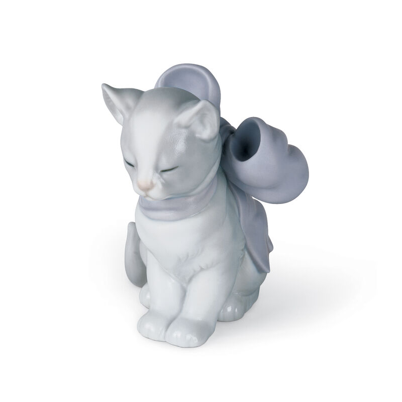 Nao &quot;Kitty Present&quot; Porcelain Figurine image number 0