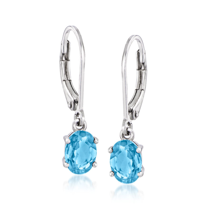 5.00 ct. t.w. Multi-Gemstone Jewelry Set: Four Pairs of Drop Earrings in Sterling Silver image number 4