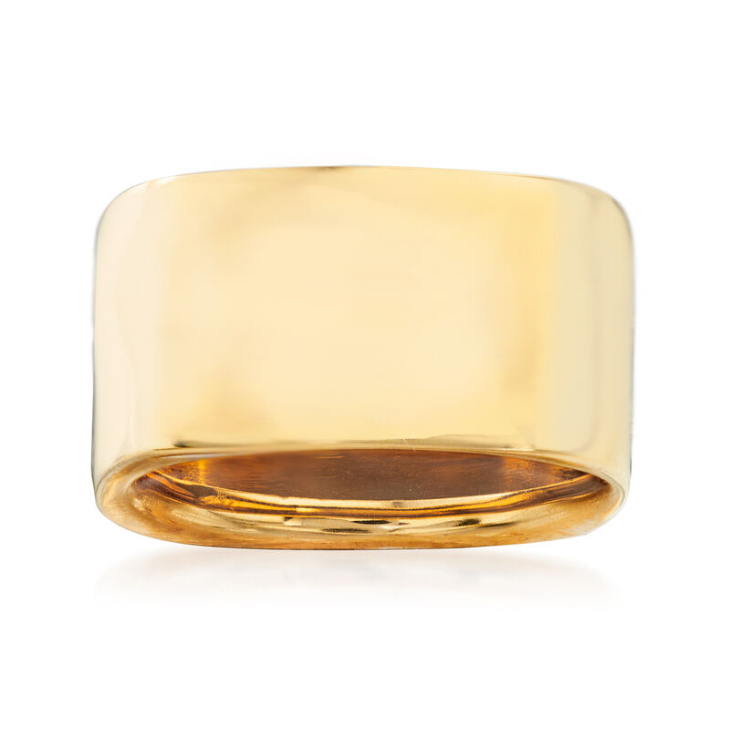 Italian 14kt Yellow Gold Square-Shaped Ring image number 0